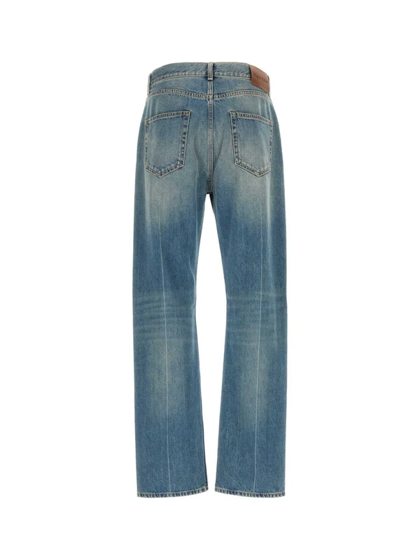 Alexander Mcqueen Blue Denim Pants - Image 2