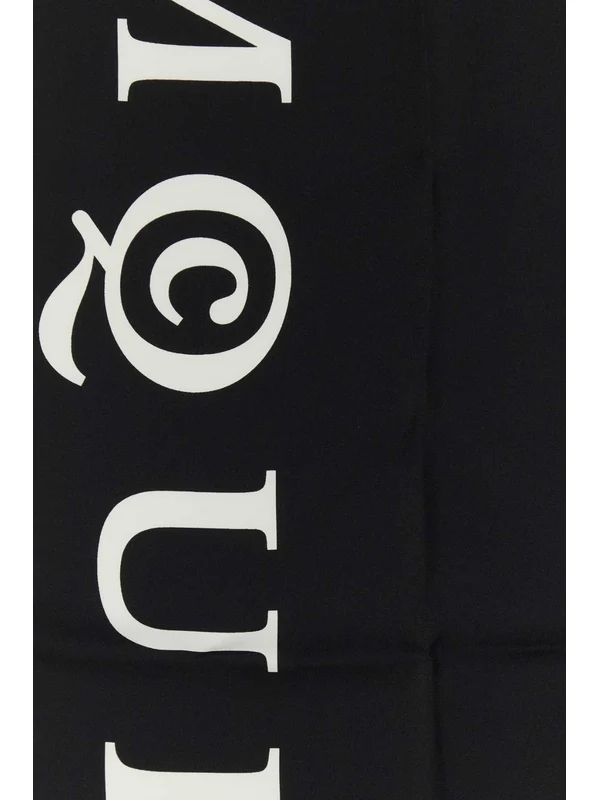 Alexander Mcqueen Black Silk Mufflers - Image 3