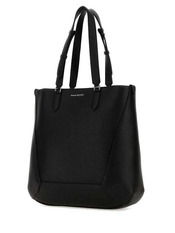 Alexander Mcqueen Black Tote Bags - Image 2