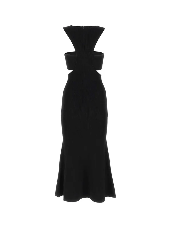 Alexander Mcqueen Black Midi Dress - Image 2