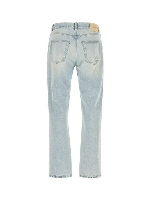 Alexander Mcqueen Skyblue Denim Pants - Image 2