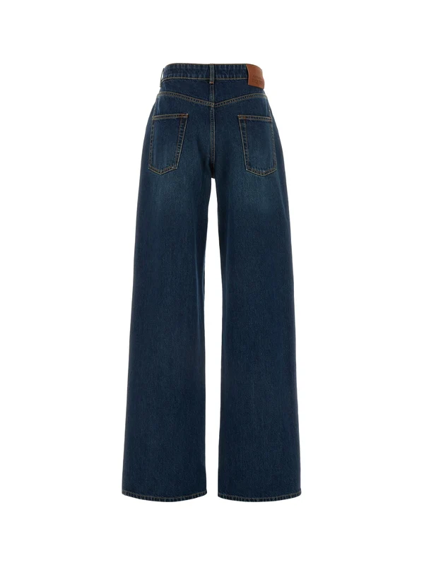 Alexander Mcqueen Navy Denim Pants - Image 2
