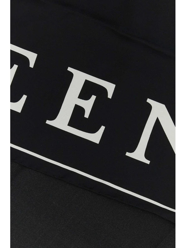Alexander Mcqueen Black Silk Mufflers - Image 2