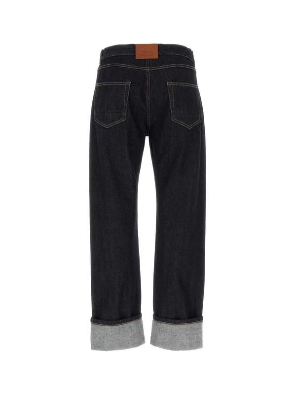 Alexander Mcqueen Navy Denim Pants - Image 2
