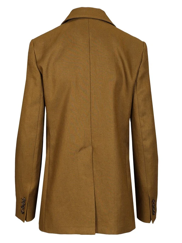 Max Mara Brown Green Tailored Jackets - Image 2