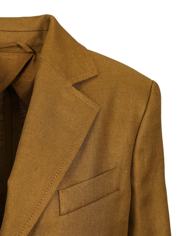 Max Mara Brown Green Tailored Jackets - Image 4