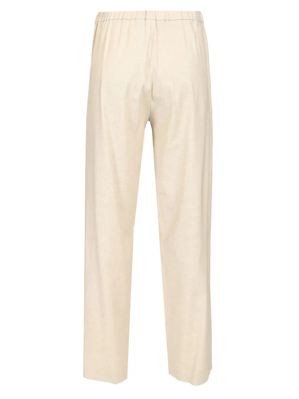 S Max Mara White Casual Pants - Image 2