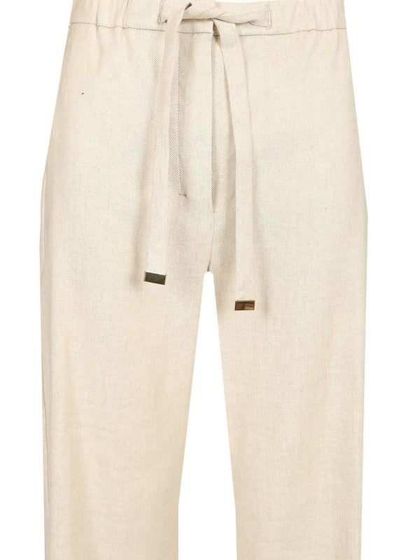S Max Mara White Casual Pants - Image 4
