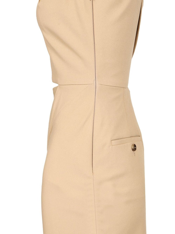 Max Mara Beige Long Dress - Image 5