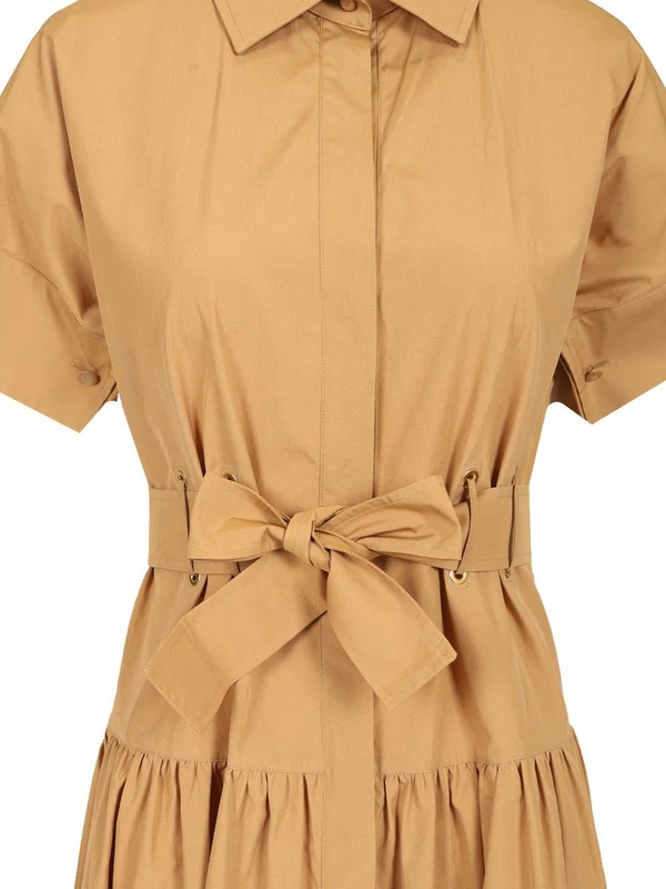 Max Mara Brown Long Dress - Image 4