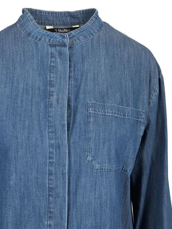 S Max Mara Blue Shirts & Blouses - Image 4