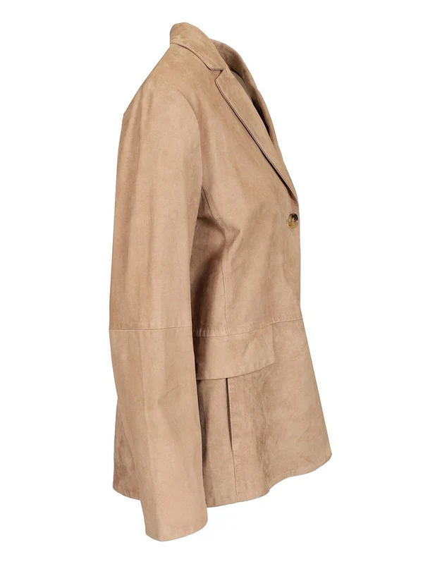 S Max Mara Beige Tailored Jackets - Image 3