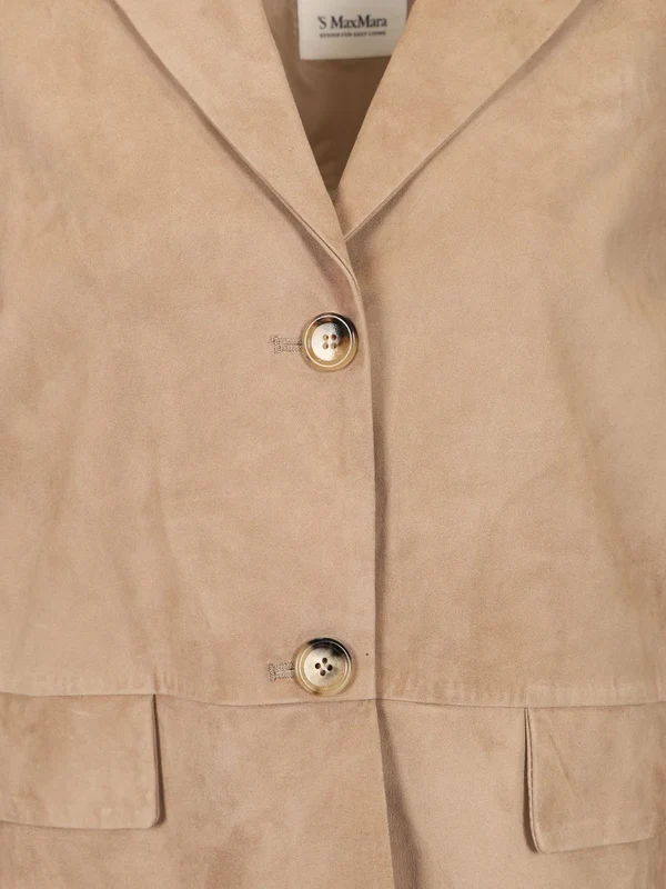 S Max Mara Beige Tailored Jackets - Image 4
