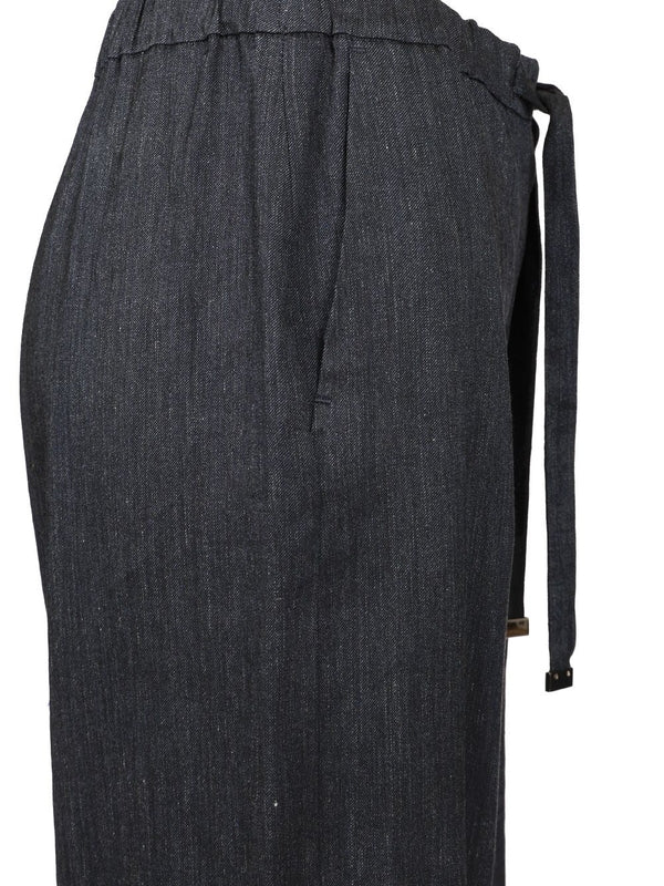 S Max Mara Blue Casual Pants - Image 4