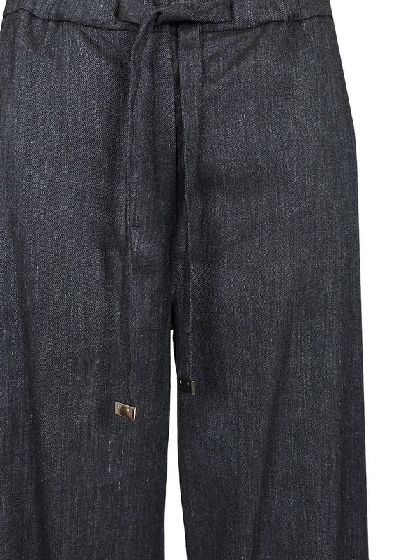 S Max Mara Blue Casual Pants - Image 5