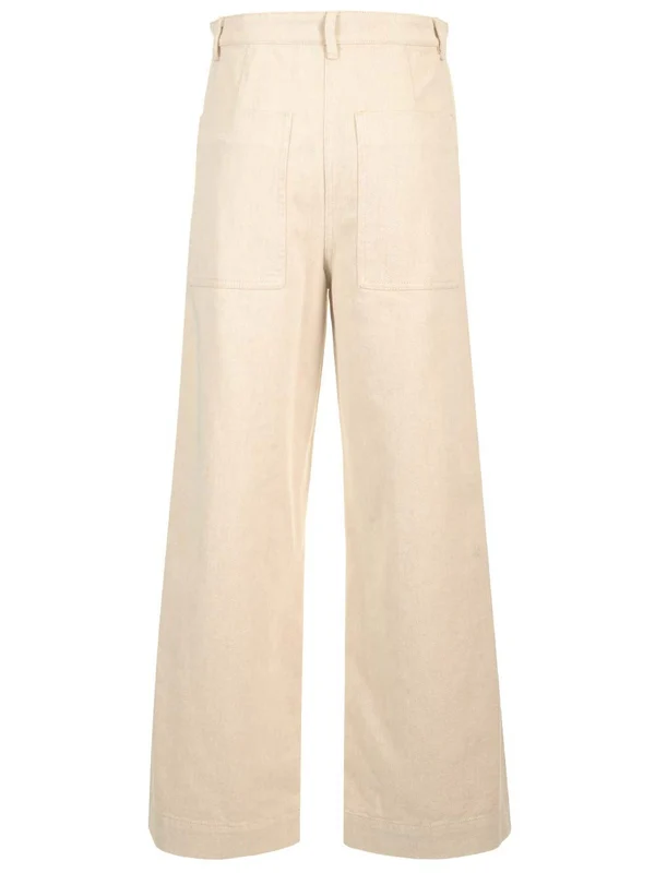 S Max Mara Sorriso Beige Trousers - Image 2