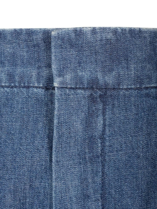 S Max Mara Blue Denim Pants - Image 4