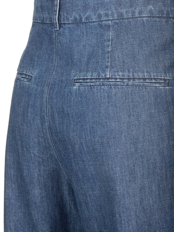 S Max Mara Blue Denim Pants - Image 6