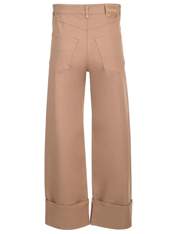 S Max Mara Beige Trousers - Image 2