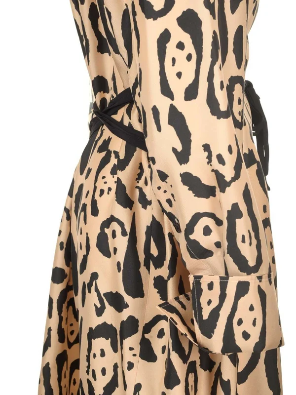 Sportmax Brown Long Dress - Image 5