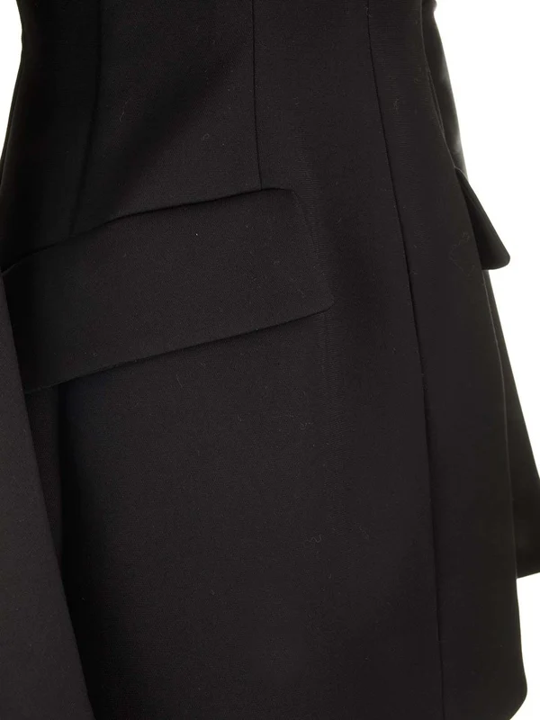 Sportmax Black Mini Dress - Image 4