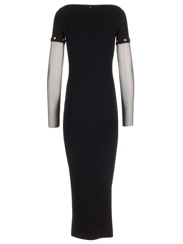 Sportmax Black Long Dress - Image 2