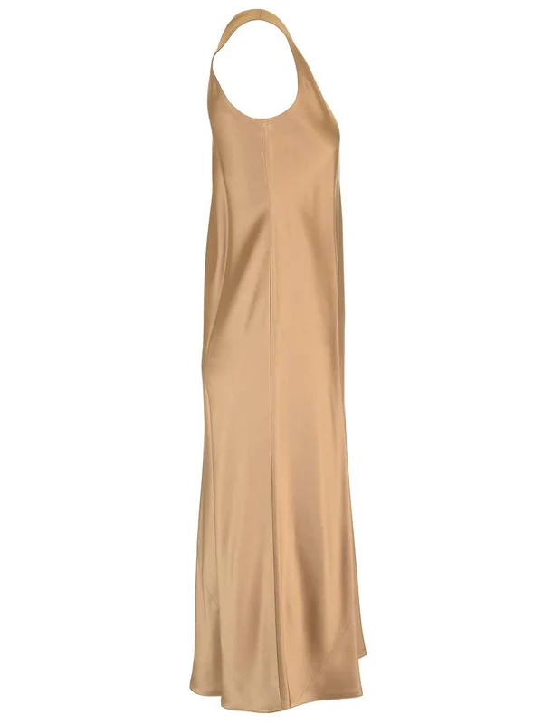 Max Mara Brown Midi Dress - Image 3