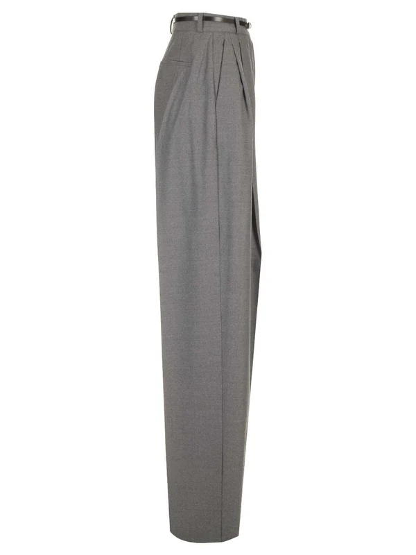 Sportmax Grey Tailored Pants - Image 3