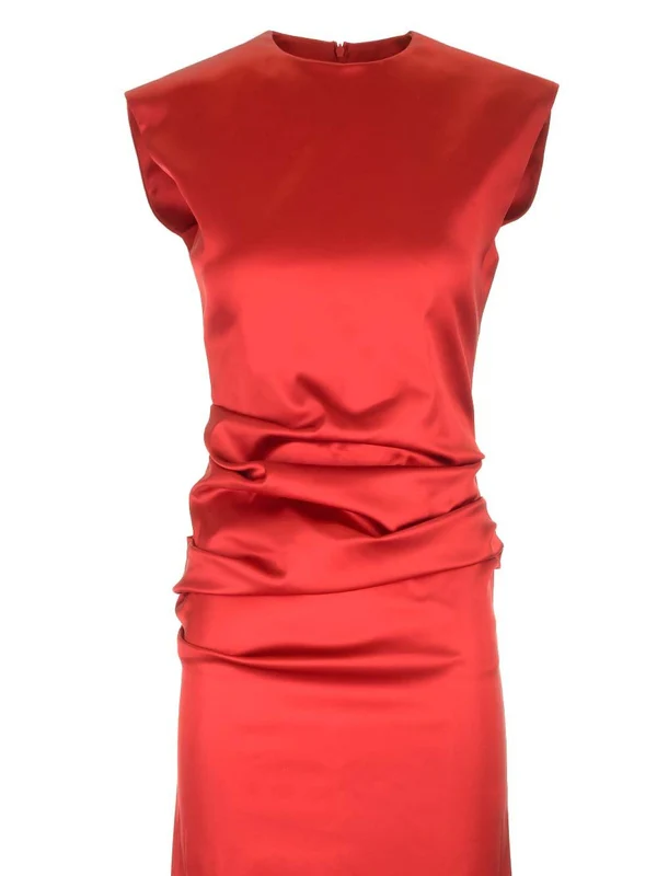 Max Mara Red Long Dress - Image 4