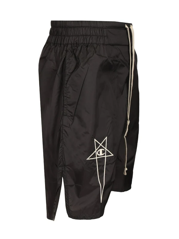 Rick Owens Black Shorts - Image 3