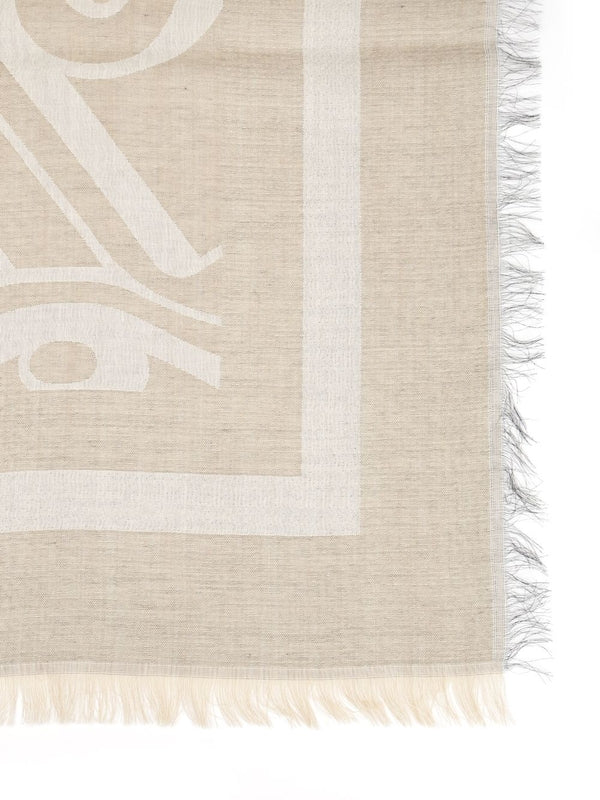 Max Mara Beige Wool Mufflers - Image 2