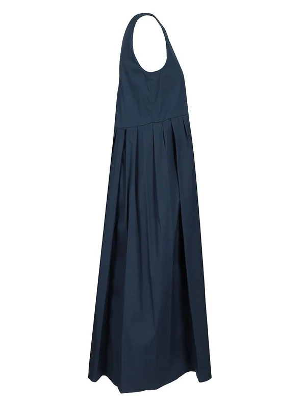 S Max Mara Blue Midi Dress - Image 3