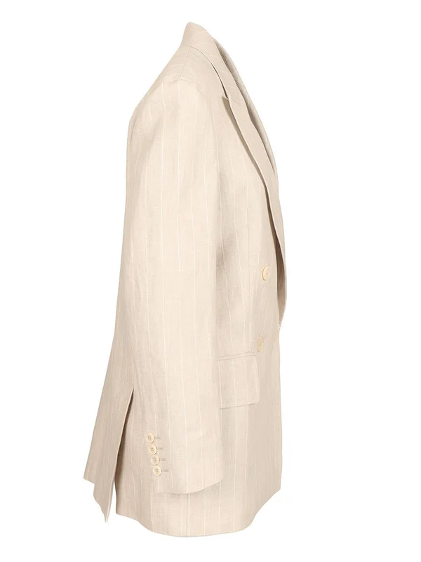 Max Mara Beige Tailored Jackets - Image 3