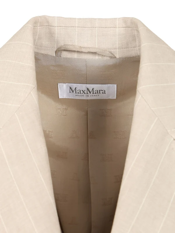 Max Mara Beige Tailored Jackets - Image 4