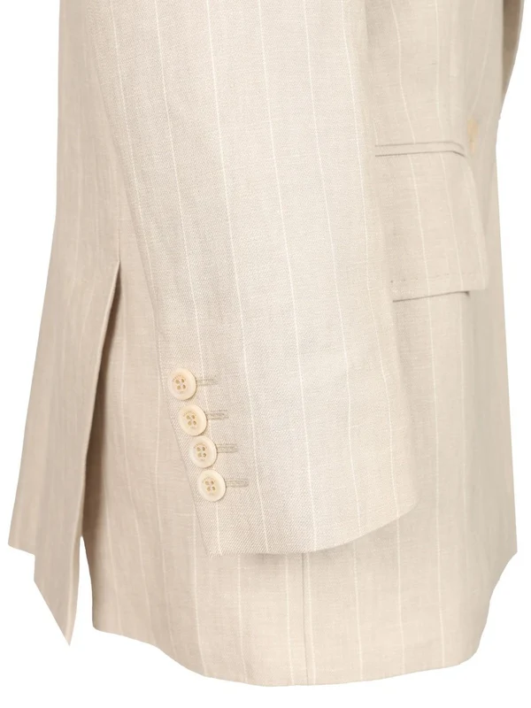 Max Mara Beige Tailored Jackets - Image 5