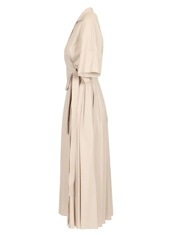 S Max Mara White Long Dress - Image 3