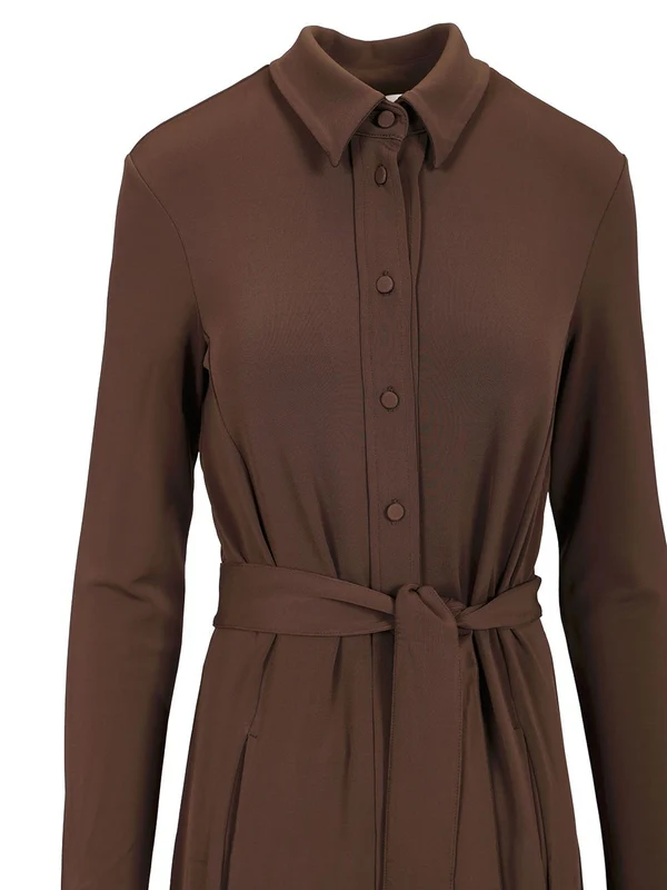 Max Mara Brown Long Dress - Image 3