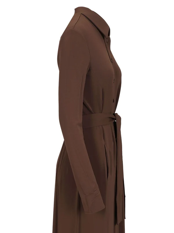 Max Mara Brown Long Dress - Image 4