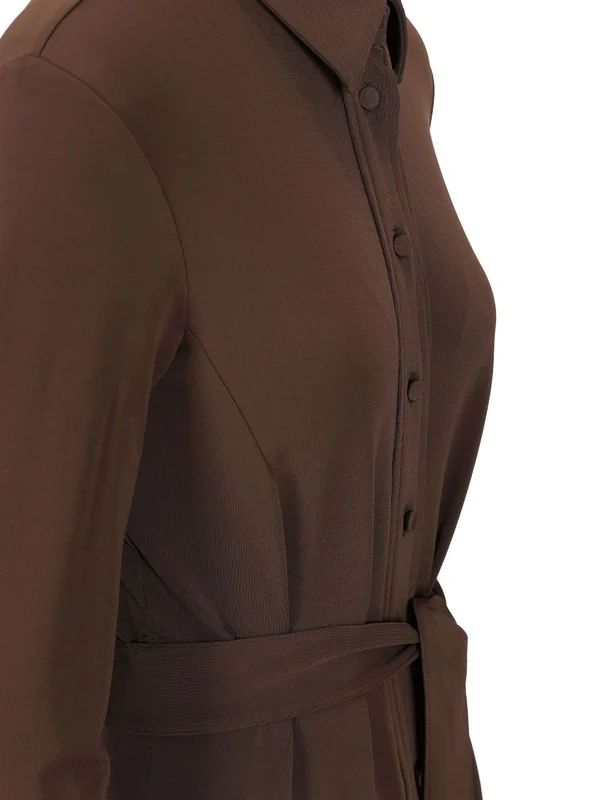 Max Mara Brown Long Dress - Image 5