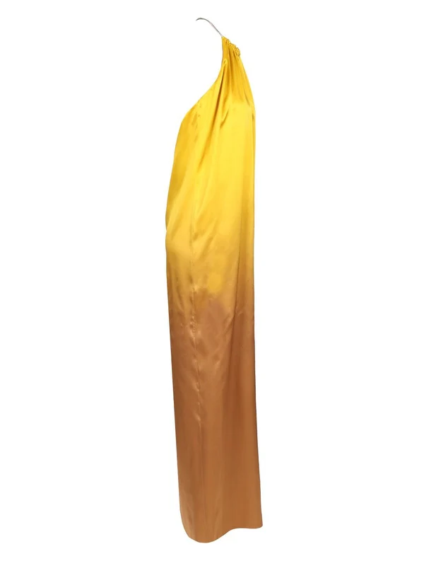Max Mara Gold Long Dress - Image 3