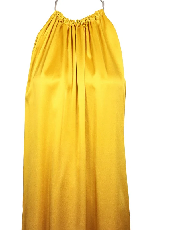 Max Mara Gold Long Dress - Image 4
