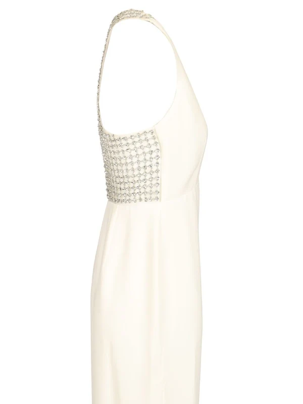 Max Mara White Long Dress - Image 3