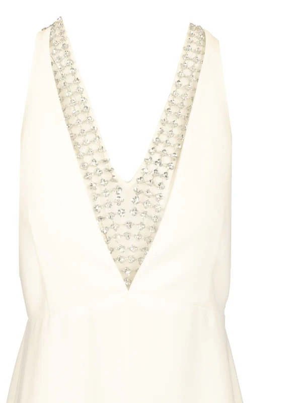 Max Mara White Long Dress - Image 4