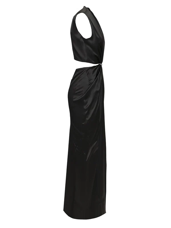 Max Mara Black Long Dress - Image 3