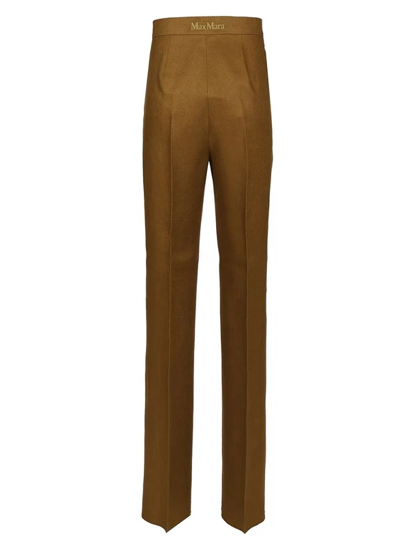 Max Mara Brown Green Trousers - Image 2