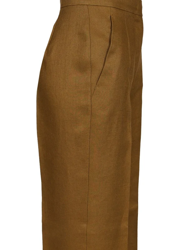 Max Mara Brown Green Trousers - Image 3
