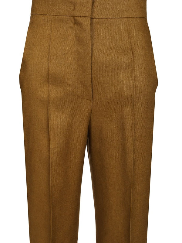 Max Mara Brown Green Trousers - Image 4