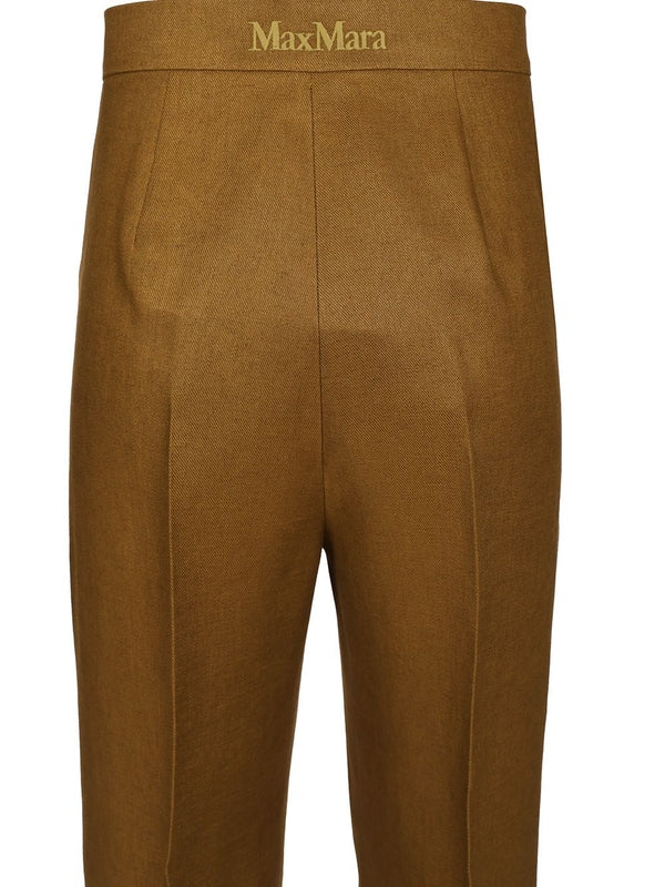 Max Mara Brown Green Trousers - Image 5