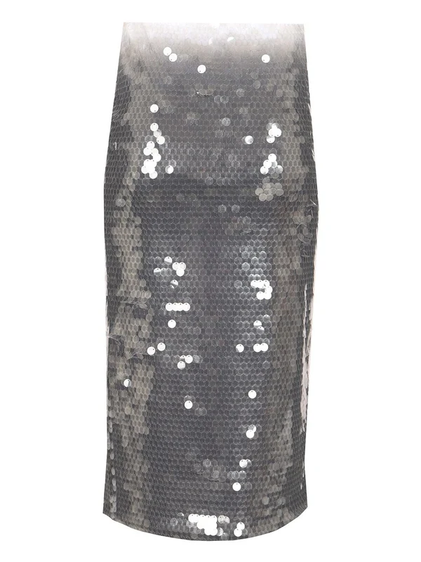 Sportmax Silver Skirts - Image 2