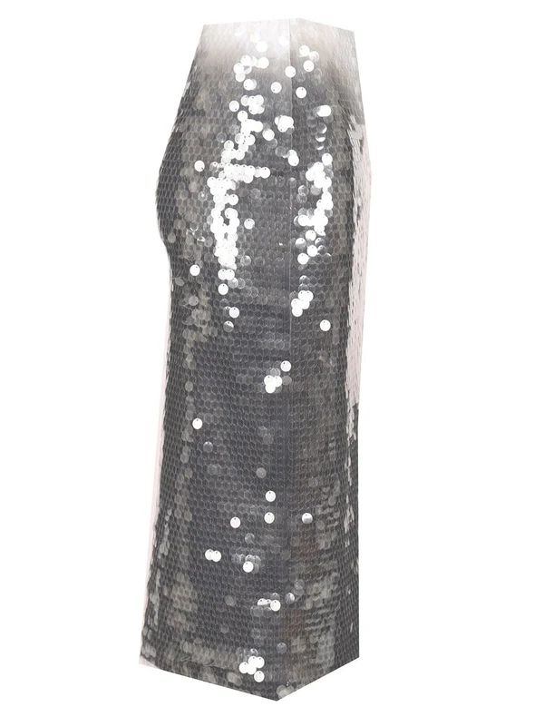 Sportmax Silver Skirts - Image 3